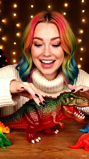 🦖🍭 Gummy Jelly Dinosaur ASMR | Chewy & Fun Eating Sounds | Sugar Spectrum #shorts #asmr
