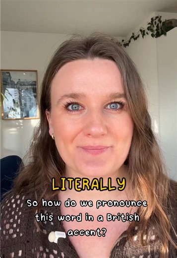 Click the link in my bio for my British Pronunciation Course! 🇬🇧 With new language-specific lessons, you’ll know exactly what to focus on and what common mistakes to avoid based on your native language! #literally #pronunciation #accent #britishaccent #britishpronunciation