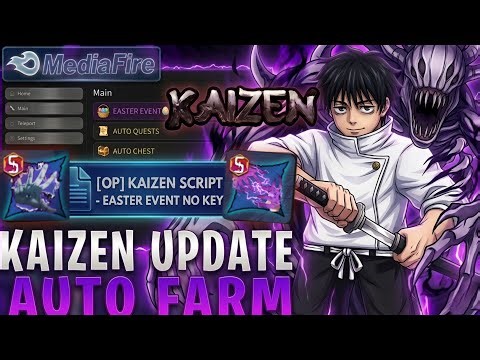 [🥚EASTER EVENT] KAIZEN SCRIPT AUTO FARM LEVEL + AUTO YUTA - AUTO QUEST & ITEM - (CELULAR E PC) 2026!