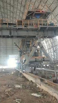 Reclaimer Stacker Full video | Bucket Wheel Type Stacker Cum Reclaimer | conveyor| Ambuja cement