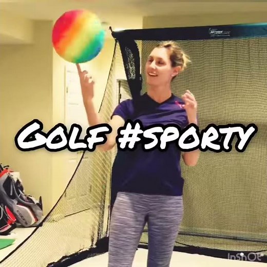 GOLF SPORTY, step and swing drills with Erika Larkin