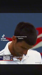 259K views · 6.9K reactions | I famosi match point di Federer #GOAT Novak Djokovic #RogerFederer | Elisabetta Cassese | Facebook