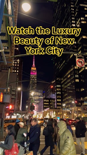 Watch the Luxury & Beauty of New York City at Night | NYC Night Walk #newyorkcity #usa #nyc