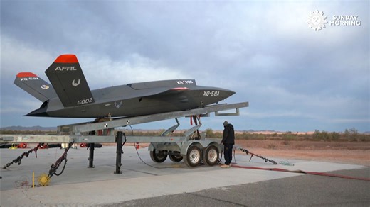 454K views · 8.5K reactions | The U.S. Air Force is drawing up plans to operate drones piloted by artificial intelligence alongside aircraft flown by humans – a potential revolution in warfare. | CBS Sunday Morning | Facebook