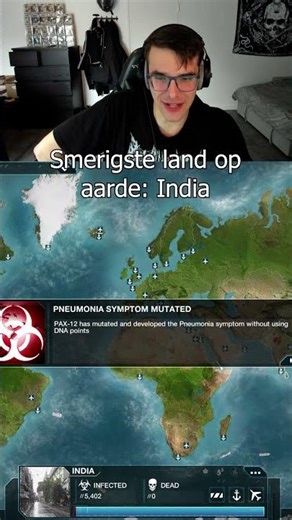 A viewer thought it was unacceptable that I chose India to start Plague Inc.😂