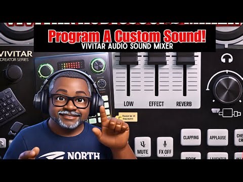 The Vivitar Audio Sound Mixer! How to program a Custom Sound into the mixer.