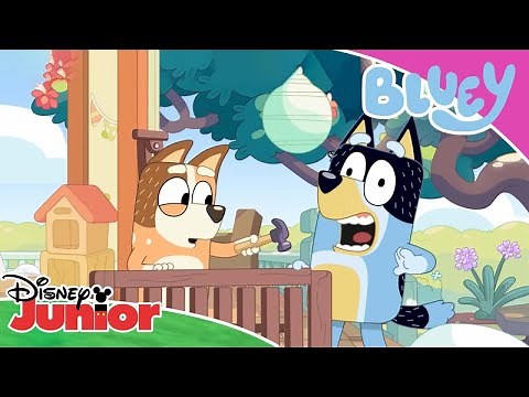 🔨 Επίπεδη αγέλη | Μπλούι | Disney Junior Ελλάδα