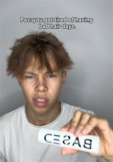 Pov you got tired of having bad hair days For men with flat, straight hair This shows how to add volume to and texture to your hair using texture powder and clay. @BASED #menhairstyle #hairstyle #hair #fyp #badhairday