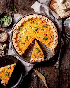 Vegan Just Egg Quiche – Easy, Flaky, Eggless Recipe