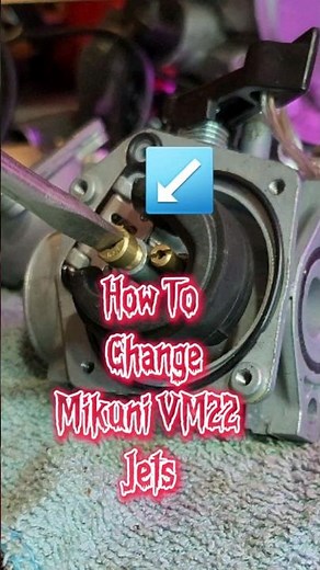 How To Change Mikuni VM22 Jets