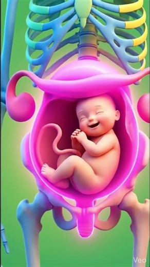 Human Anatomy: Uterus Growth During Pregnancy (3D Animation)🤰💀 #youtubeshorts #trending #shorts