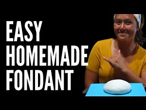 How To Make Homemade Fondant (Super Easy Marshmallow Recipe)
