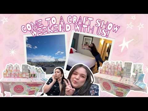 Back-to-Back Craft Show Weekend Vlog! | Work with us at Paper Crane Shop!