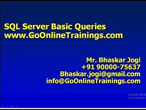 01 SQL Server Basic Queries