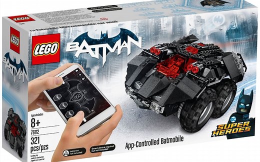 乐高 蝙蝠侠 76112 APP遥控蝙蝠车 速组评测