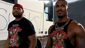 Fed up by Hit Row’s and The Street Profit’s loud music, the Maximum Male Models and Los Lotharios come together to spray paint what they think is Hit Row’s bus, but it turns out to be The Street Profits’. | WWE SmackDown