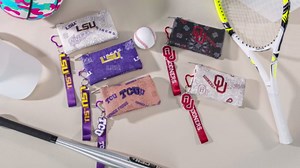 NCAA Curve Zip Organizer Wallet for Women - TCU Officially Licensed Wristlet Wallets with RFID Blocking & Dual Compartments, Leather Card Holder for Merchandise Gift | Purple, NC-TCU013PP