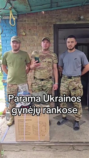 Parama Ukrainos gynėjams iš Panevėžio