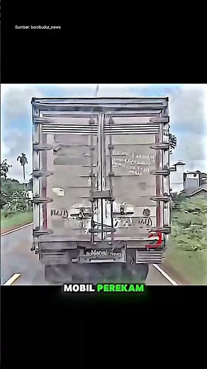 A truck swerved into the oncoming lane and ended up plunging into a plantation.