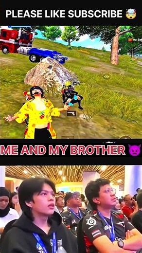 ME AND MY BROTHER 😱 #shorts #jonathangaming #youtube #ipadmini5pubghandcam #tournament #bgmi #pgmi