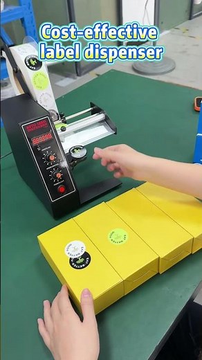 Cost efficient sticker dispenser very easy to use for maximum sticker Width140*L150mm good choice