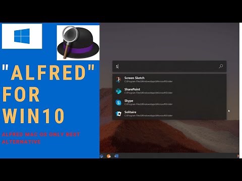 Alfred for win 10 | Best "Alfred" alternative WIndows | Nasir Iqbal