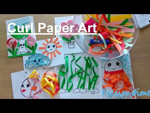 Curl Paper Art - Art For Kids
