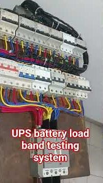 how to UPS battery load band testing system