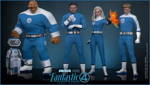 Hot Toys Unveils Figures From The Fantastic Four: First Steps