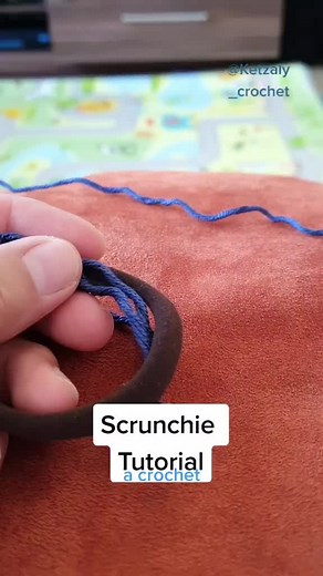 Crochet Scrunchie Tutorial