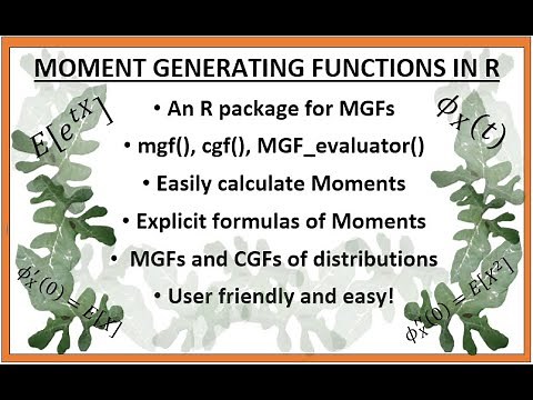 Moment Generating Functions in R