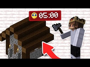 Je construis une MAISON en 5 MIN dans Minecraft !