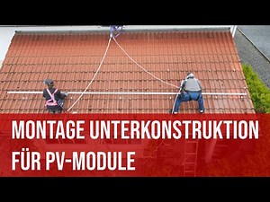 🌞 PV-Unterkonstruktion für die Installation der Module – eine Schritt-für-Schritt-Anleitung 🌞