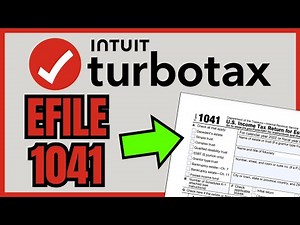How To eFILE 1041 Taxes In TurboTax (QUICK & EASY) 2025