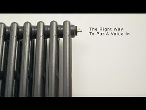 The Correct Way to Install a Valve