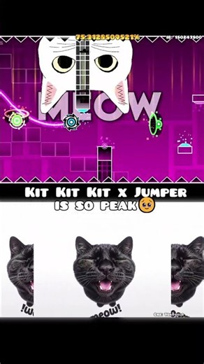 Kit Kit Kit Jumper in Geometry Dash #geometrydash