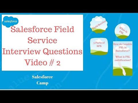 Salesforce Interview Questions - Salesforce Field Service - Video 2