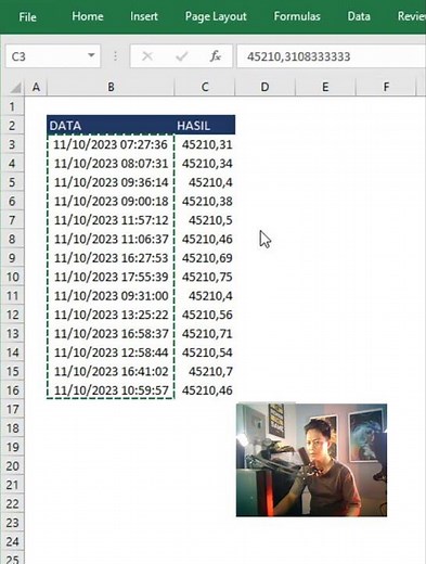 CARA COPY PASTE DATA DI EXCEL YANG ADA RUMUSNYA #belajarexcel #exceltips #excelformula