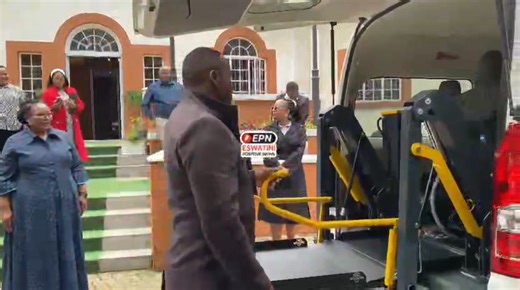 Officials showcase how the newly donated universally designed quantum bus enables a person using a wheelchair to board with ease, symbolizing improved mobility, independence, and dignity for persons with disabilities in Eswatini. #InclusionForAll #AccessibilityMatters #DisabilityRights #UniversalDesign #Empowerment #MobilityForAll #Eswatini #EqualOpportunities #InclusiveTransport #DignityAndIndependence | Eswatini Positive News