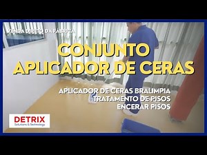 Conjunto Aplicador de Ceras – Aplicador de Ceras Bralimpia - Tratamento de Pisos - Encerar Pisos