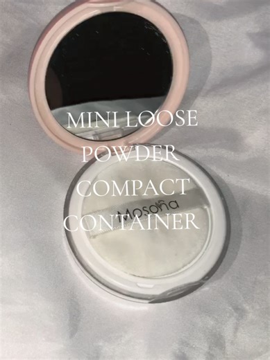 Loose Powder Compact Container 5g Portable Powder Box with Velvet Powder Puff and Mirror Elasticated Net Sifter #affiliatetiktok #newaffiliate #newaffiliatetiktok #fypage #fypシ゚
