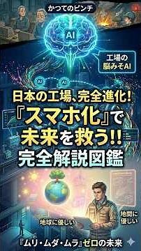 【日本の工場が「スマホ」に進化！？】経産省が狙う『スマートファクトリー』完全解説！