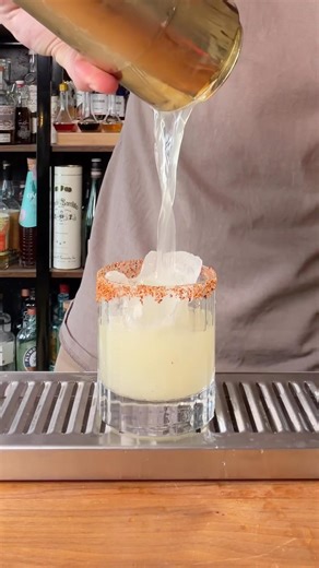 Your bartender makes a Margarita like this, what do you do? #bartenderday #bartenderschoice