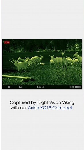 Axion XQ19 Compact Thermal Monocular | Deer Footage in HD #shorts