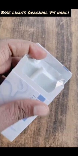 Esse lights cigarette 🚬 original vs nakli.
