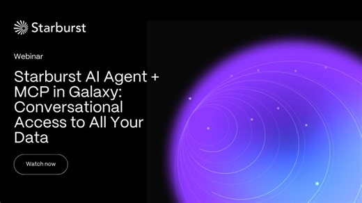 Starburst AI Agent + MCP in Galaxy: Conversational Access to All Your Data | Dan Anderson