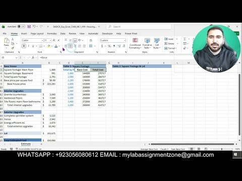 Exp25_Excel_Ch06_ML1_Housing_Cost | Excel Chapter 6 Mid-Level 1 - Housing Cost