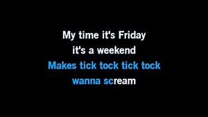 Karaoke Friday - Rebecca Black - CDG, MP4, KFN - Karaoke Version