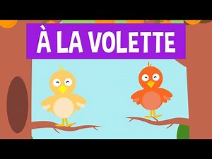 À la volette 🐦 | Comptine traditionnelle animée pour enfants – Les Comptines de Laurette