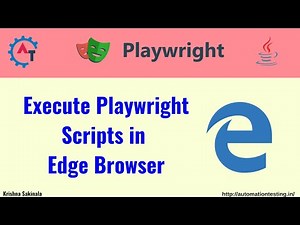 #10 Run Playwright Script with Edge | How to Execute Playwright Script in Edge Browser